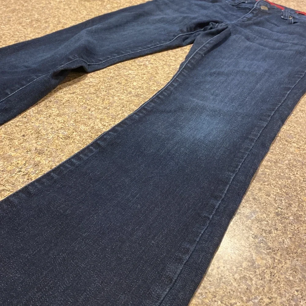 Banana Republic Flare Dark Denim Blue Jeans Limited Edition 28/6 - Picture 6 of 15